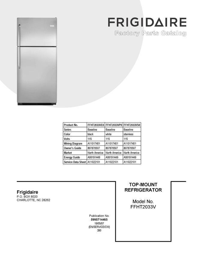 Diagram for FFHT2033VS0