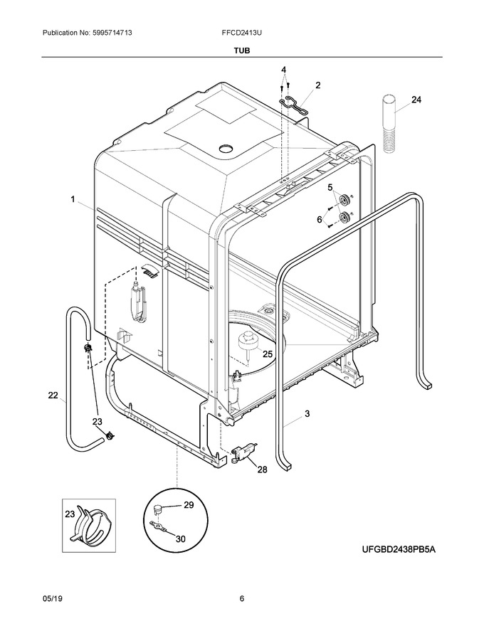 Diagram for FFCD2413UW2A
