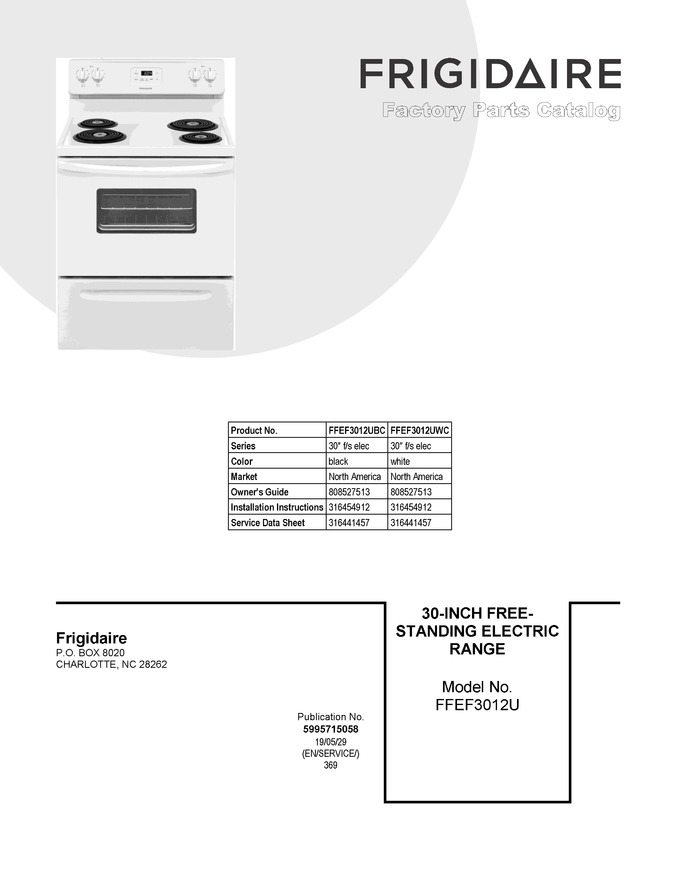 Diagram for FFEF3012UWC