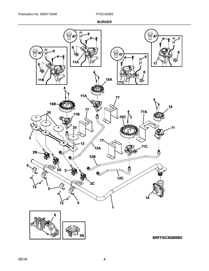 Diagram for FFGC3026SSE