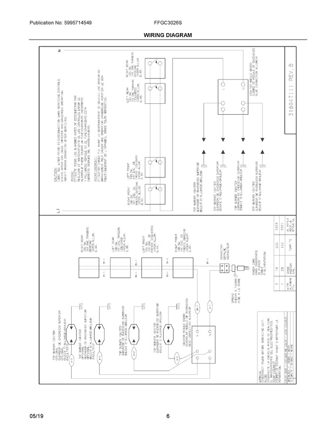 Diagram for FFGC3026SSE