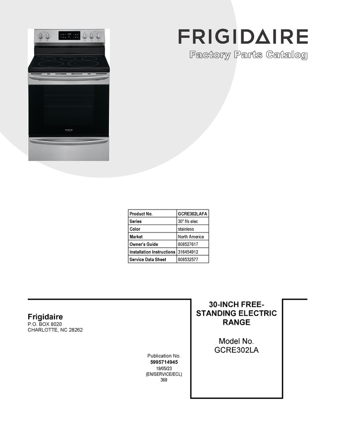 Diagram for GCRE302LAFA