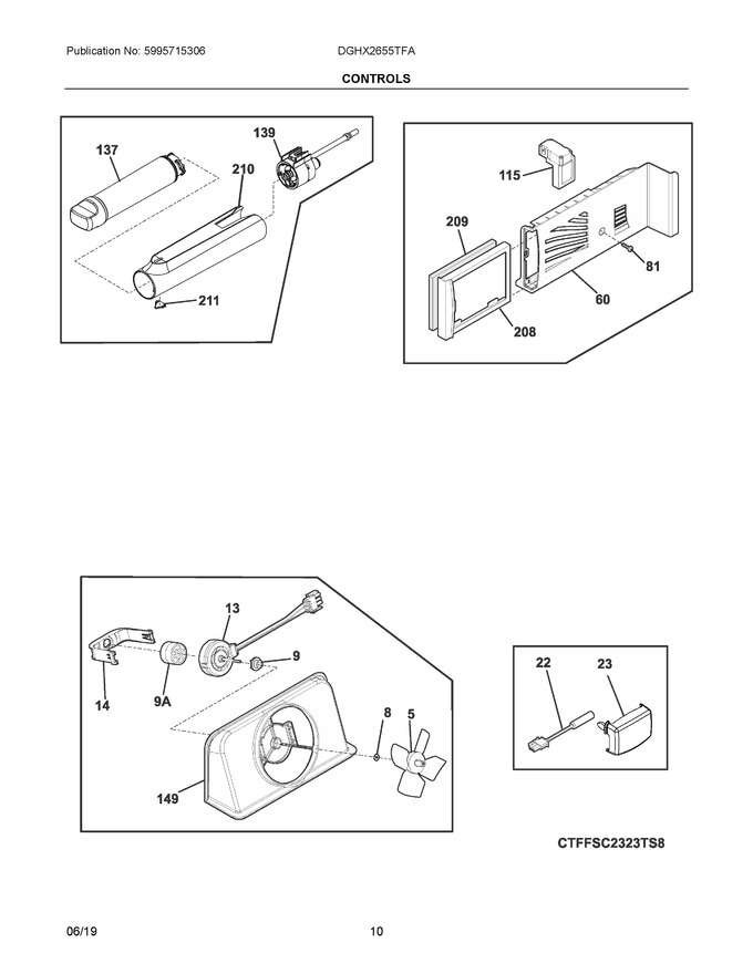 Diagram for DGHX2655TFA