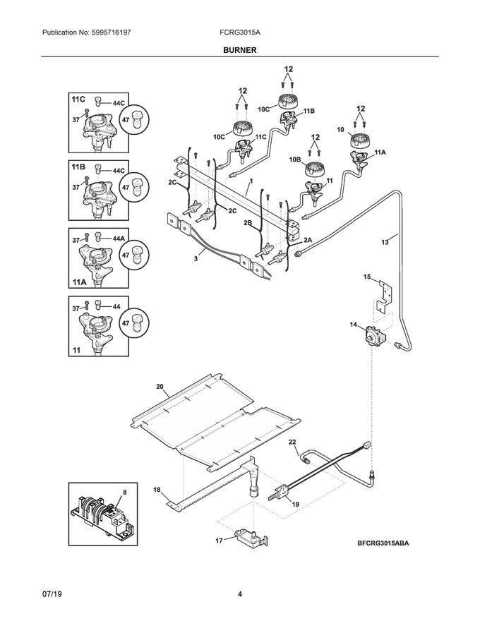 Diagram for FCRG3015AWA