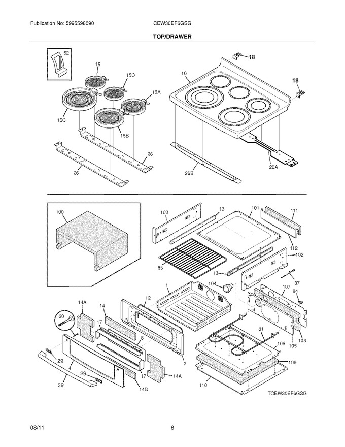 Diagram for CEW30EF6GSG
