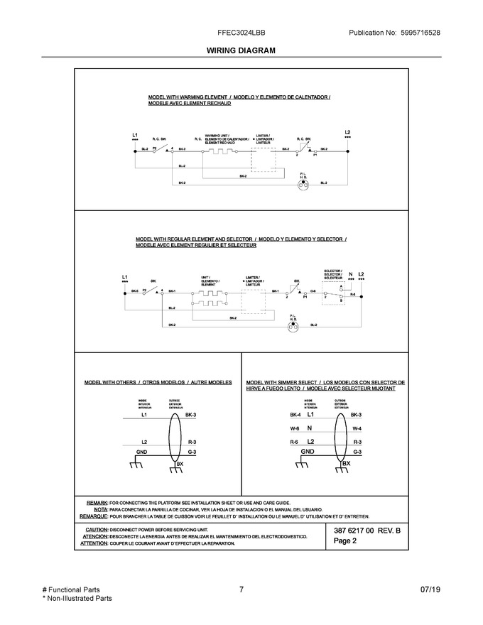 Diagram for FFEC3024LBB