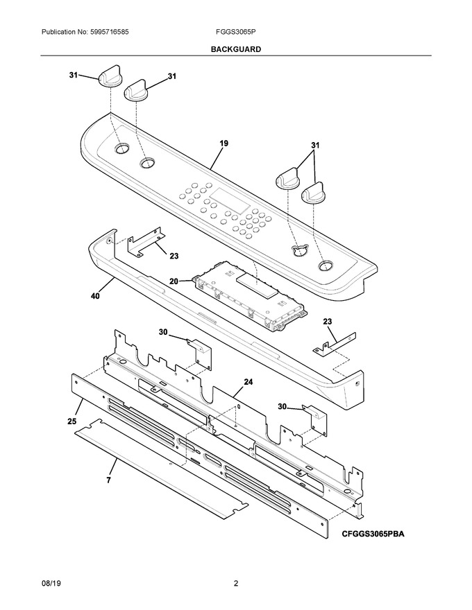 Diagram for FGGS3065PBM