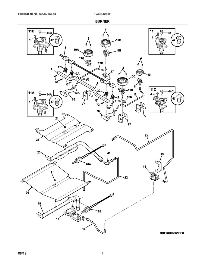 Diagram for FGGS3065PWU