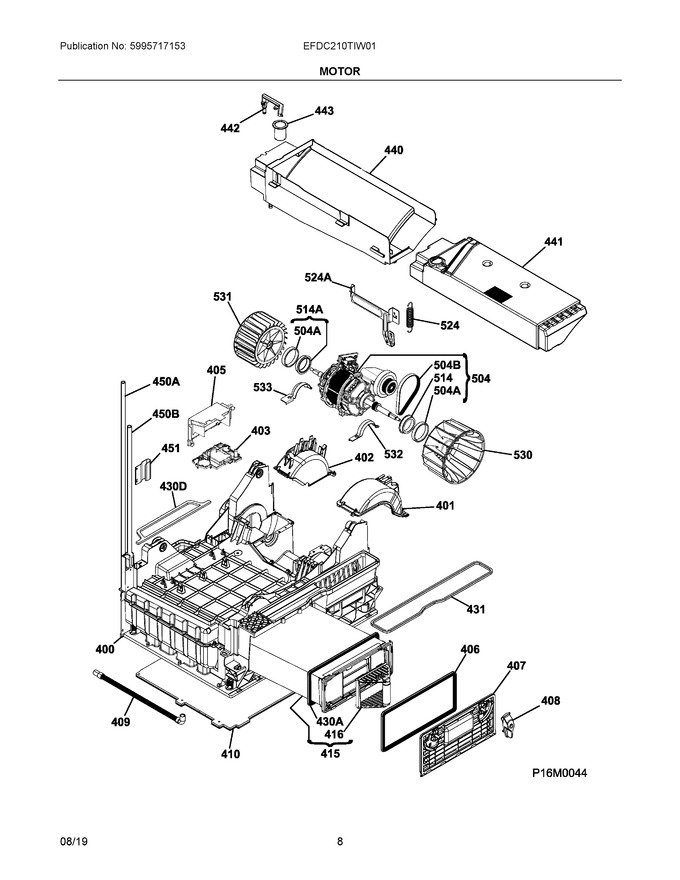 Diagram for EFDC210TIW01