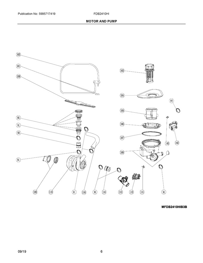 Diagram for FDB2410HIS3B