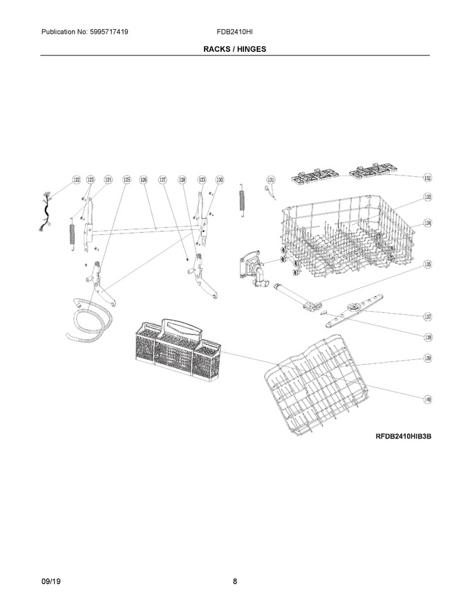 Diagram for FDB2410HIC3B