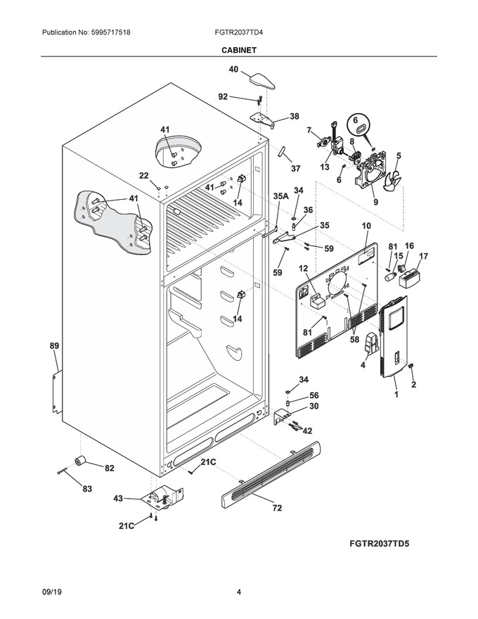 Diagram for FGTR2037TD4