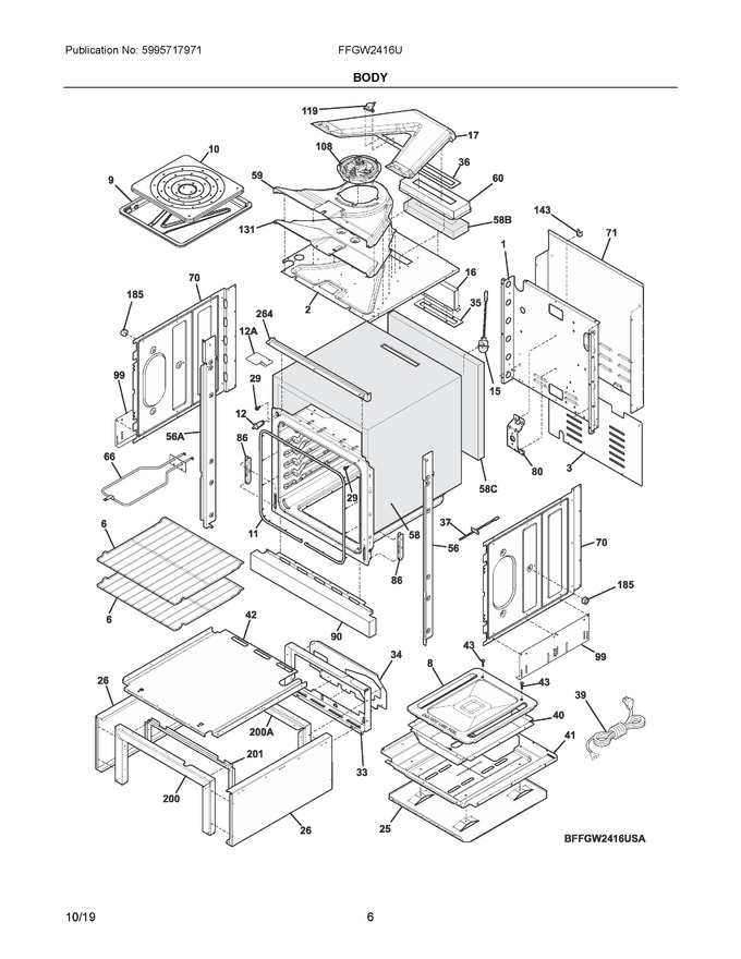 Diagram for FFGW2416UWA