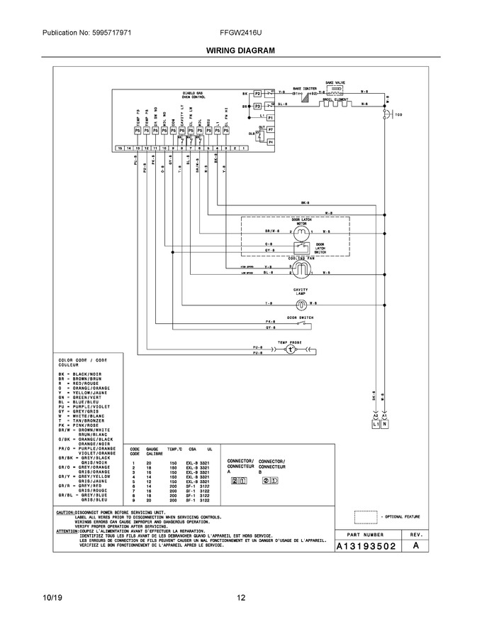 Diagram for FFGW2416UBA