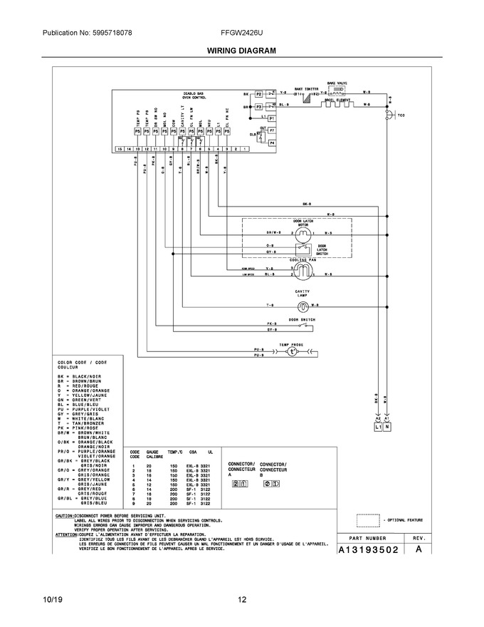 Diagram for FFGW2426UWA