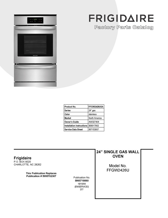 Diagram for FFGW2426USA