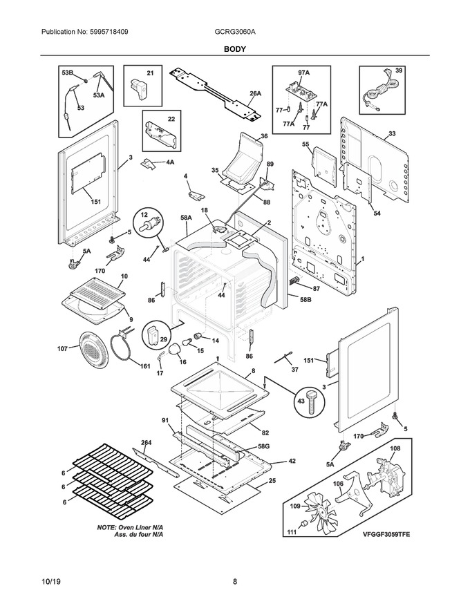 Diagram for GCRG3060ADA