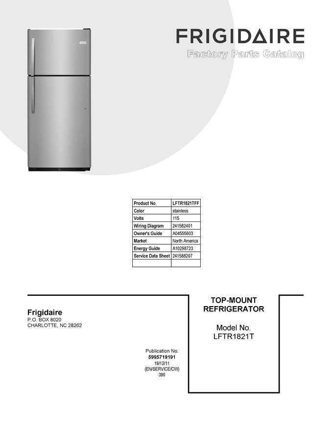 Diagram for LFTR1821TFF