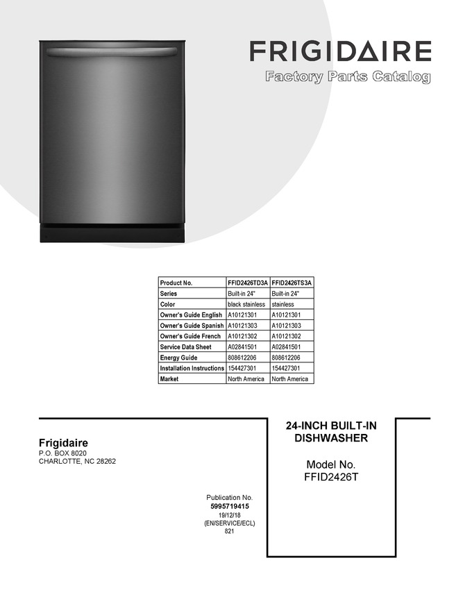Diagram for FFID2426TS3A