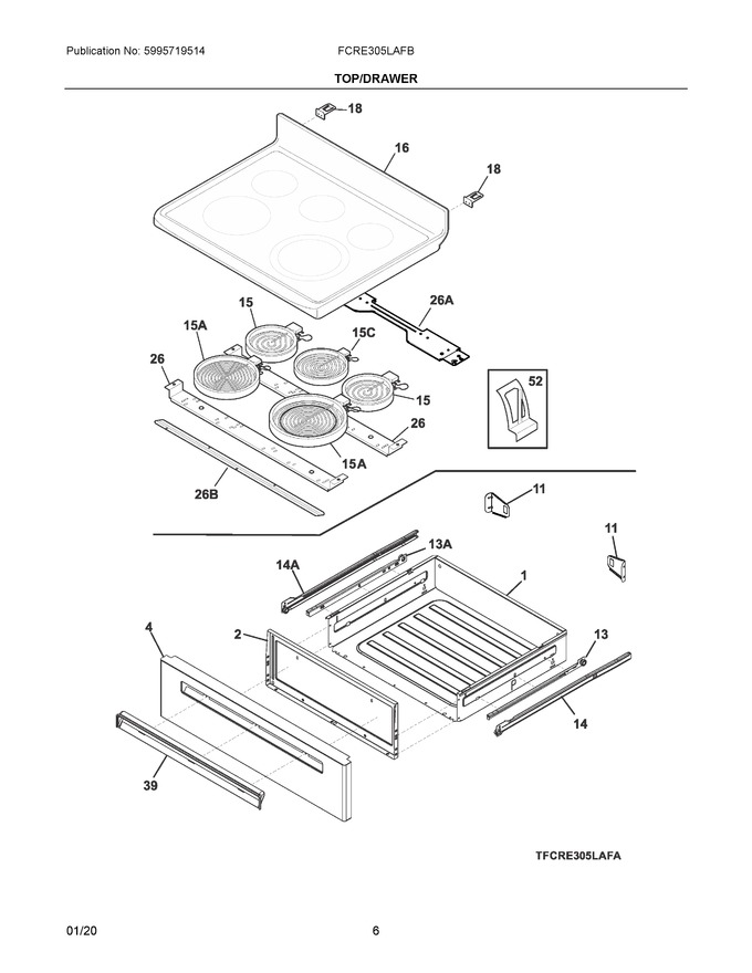 Diagram for FCRE305LAFB