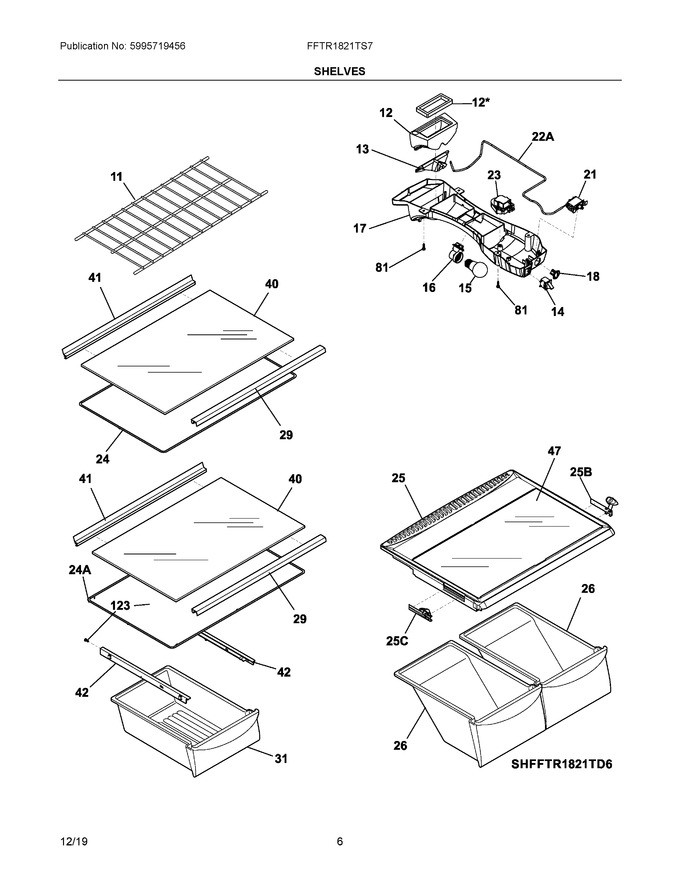 Diagram for FFTR1821TS7