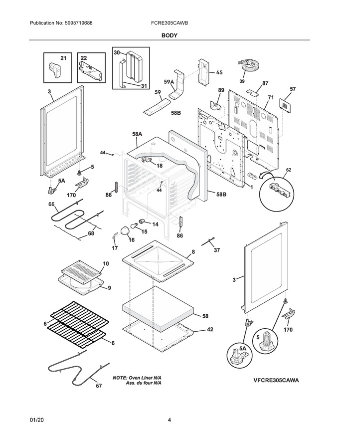 Diagram for FCRE305CAWB