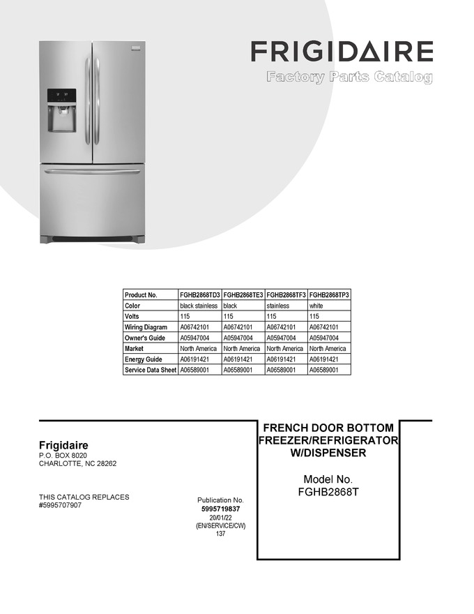 Diagram for FGHB2868TF3