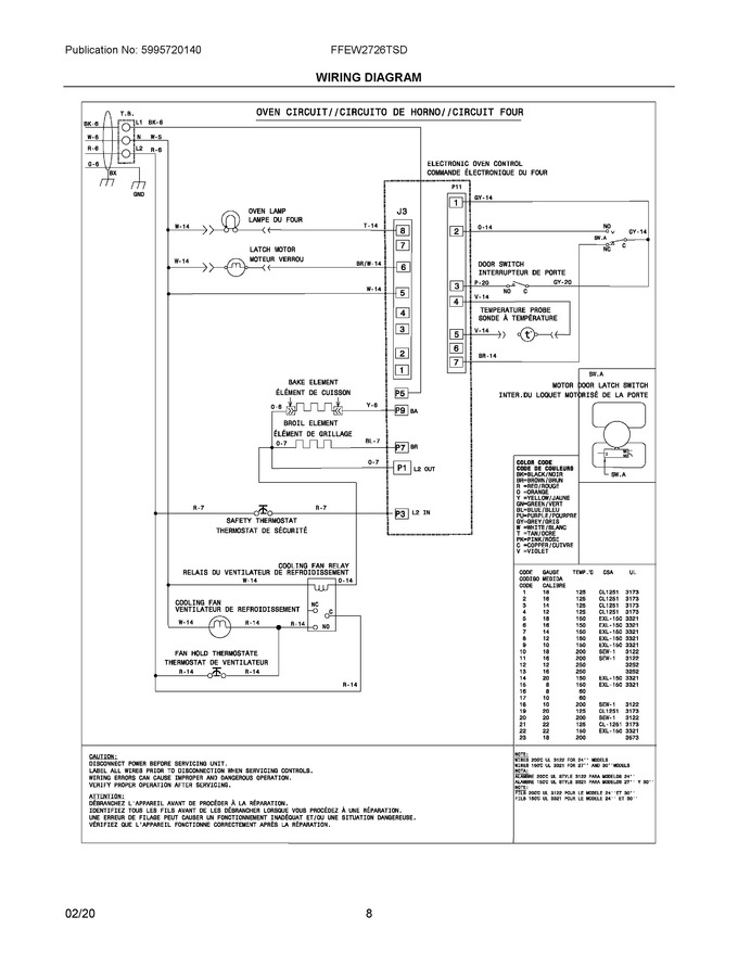 Diagram for FFEW2726TSD