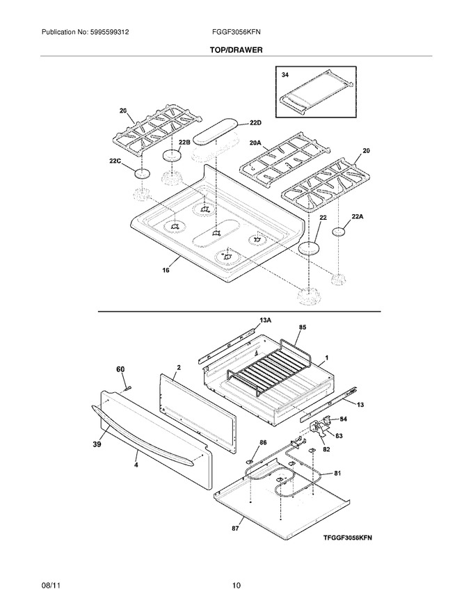 Diagram for FGGF3056KFN