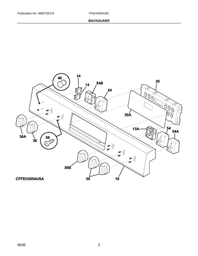 Diagram for FFEH3054USC