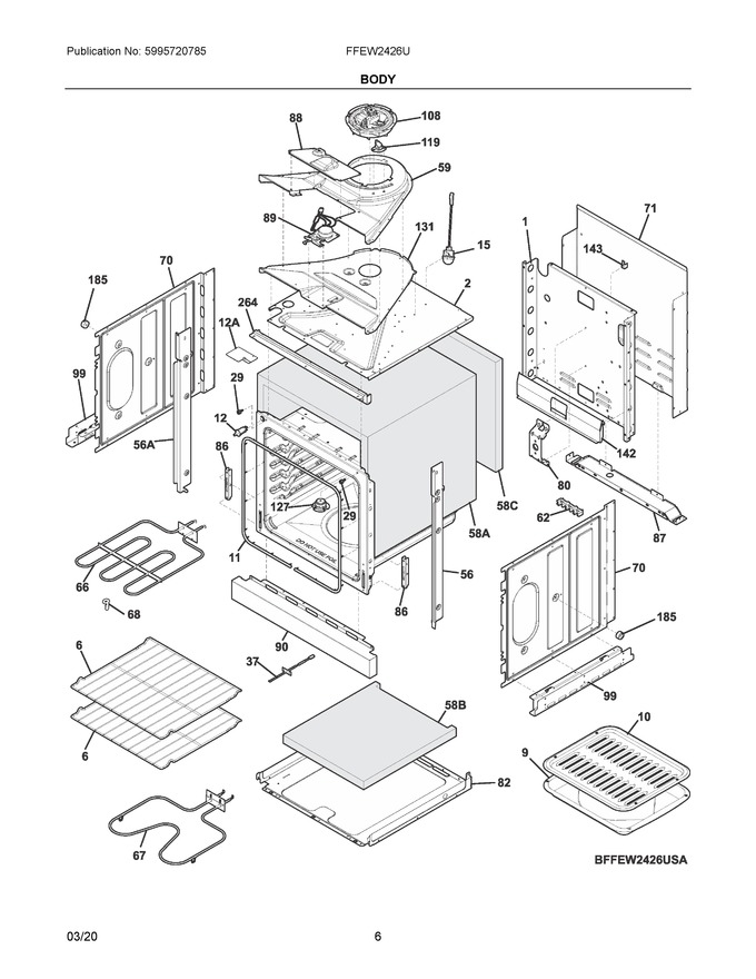 Diagram for FFEW2426UWB