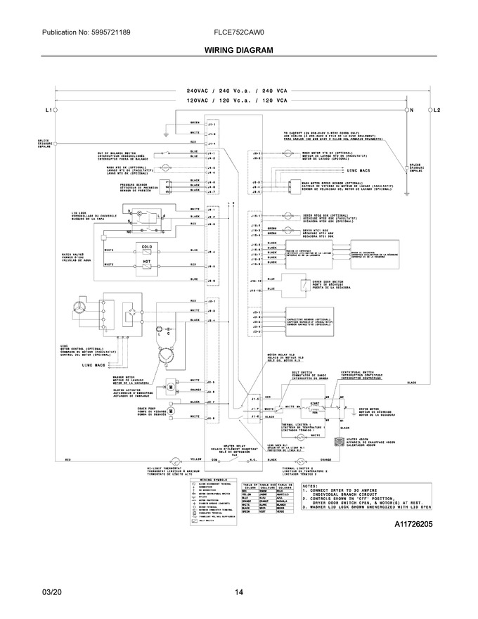 Diagram for FLCE752CAW0