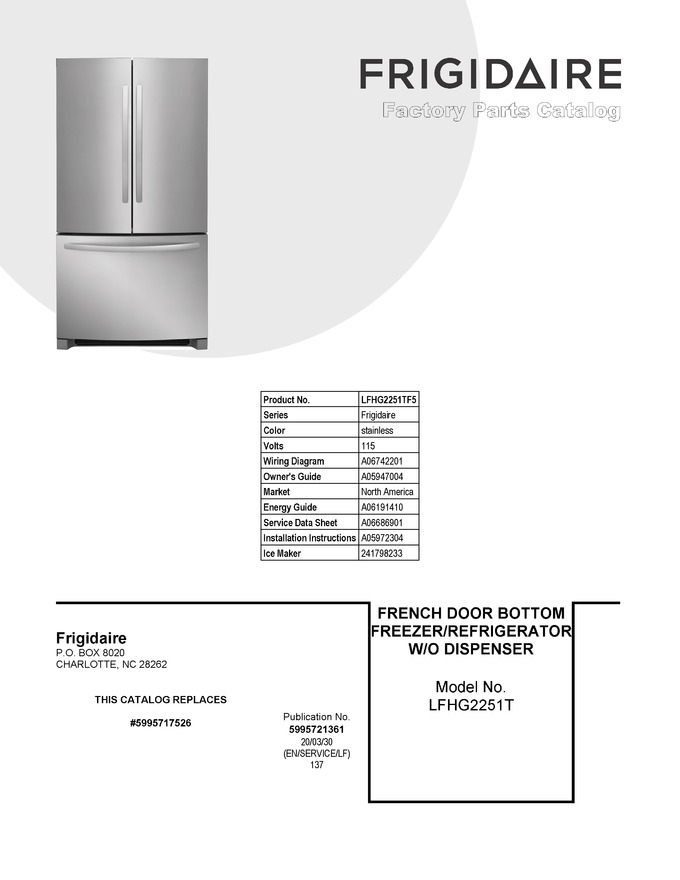 Diagram for LFHG2251TF5