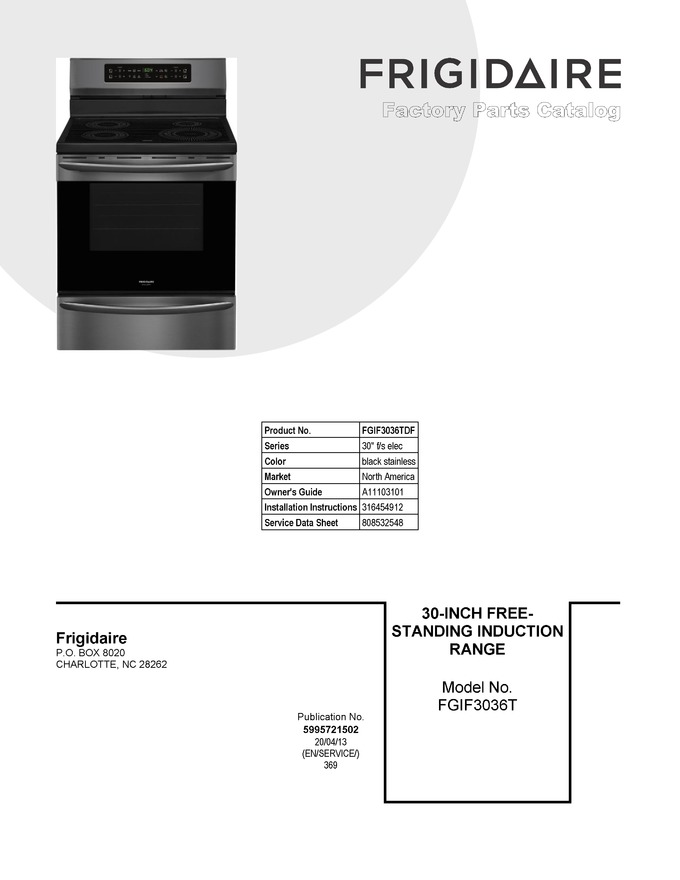 Diagram for FGIF3036TDF