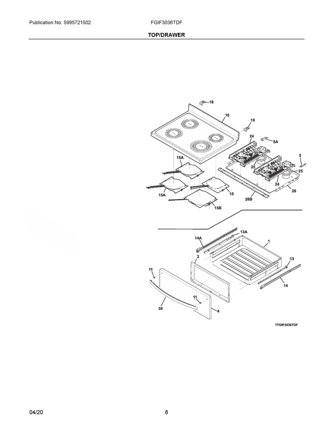 Diagram for FGIF3036TDF