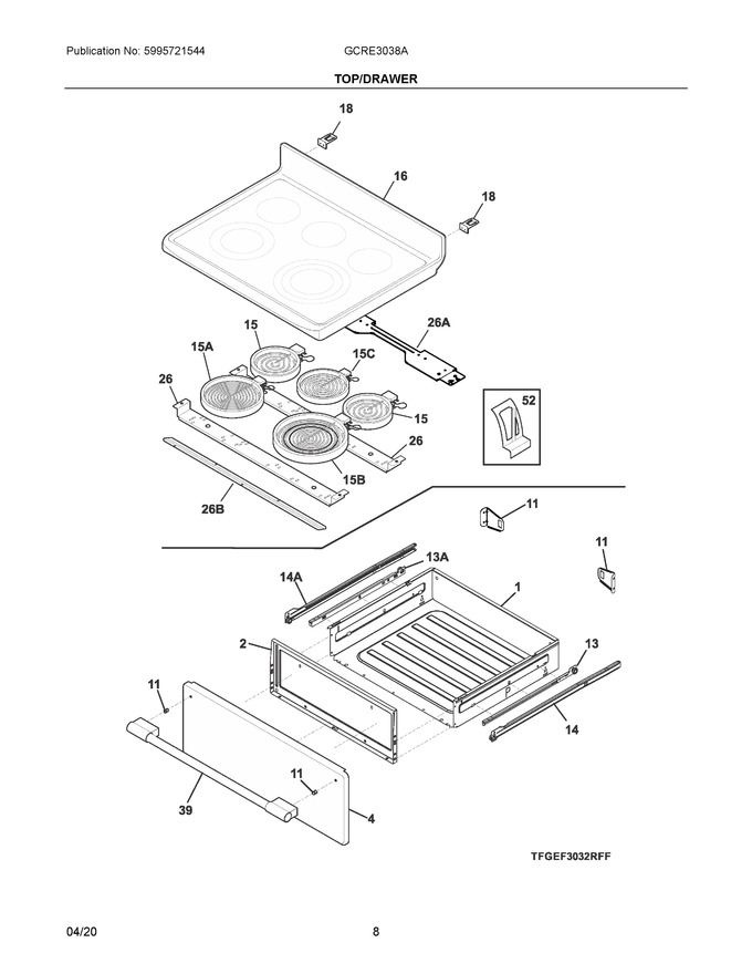 Diagram for GCRE3038ADA