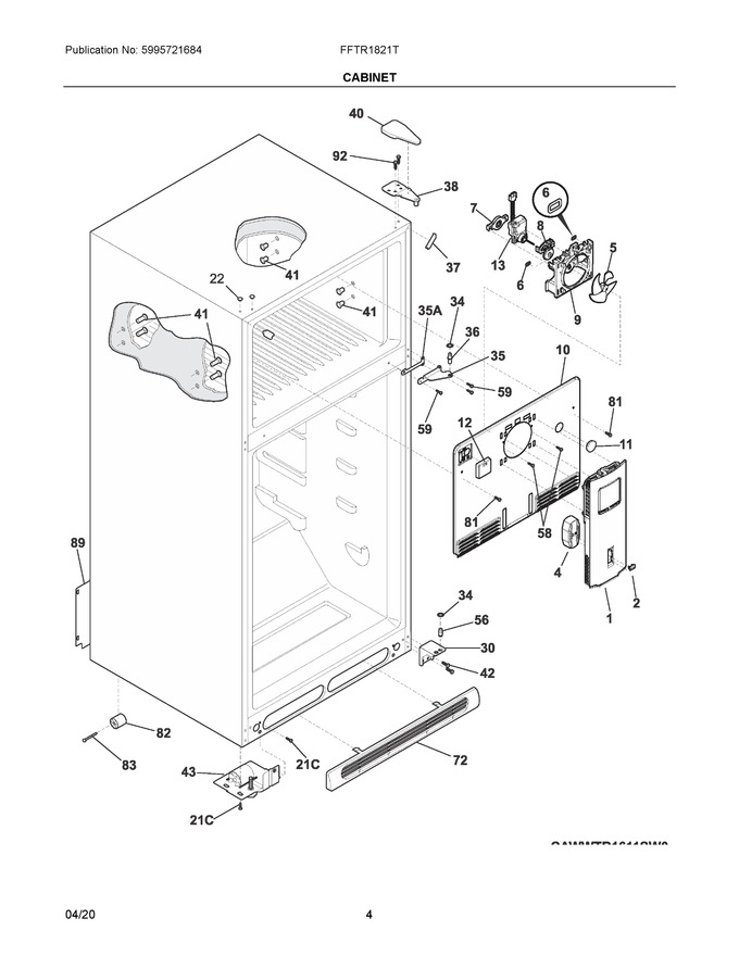 Diagram for FFTR1821TWA