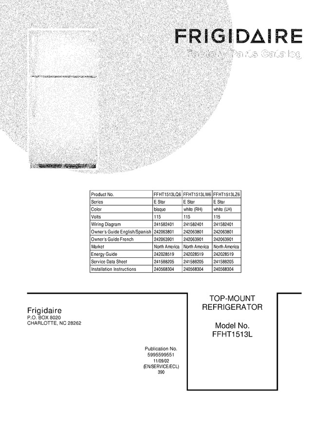 Diagram for FFHT1513LW6
