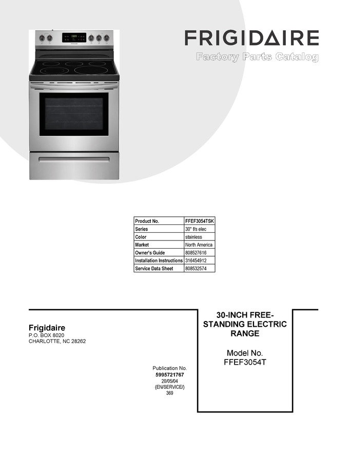 Diagram for FFEF3054TSK