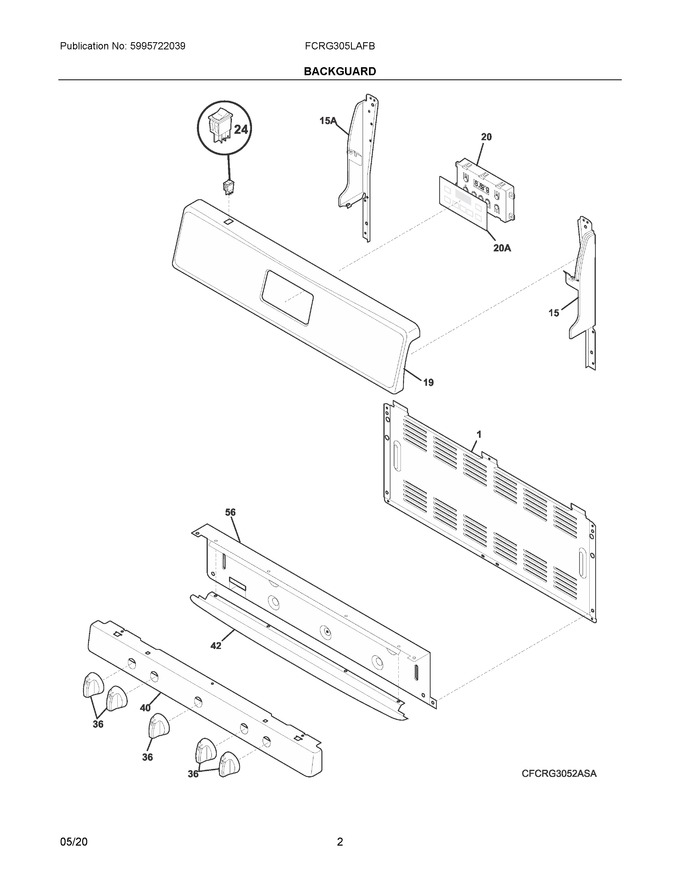 Diagram for FCRG305LAFB