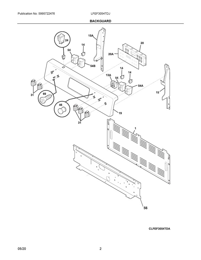 Diagram for LFEF3054TDJ