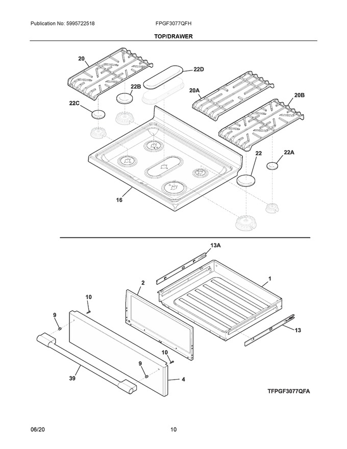 Diagram for FPGF3077QFH