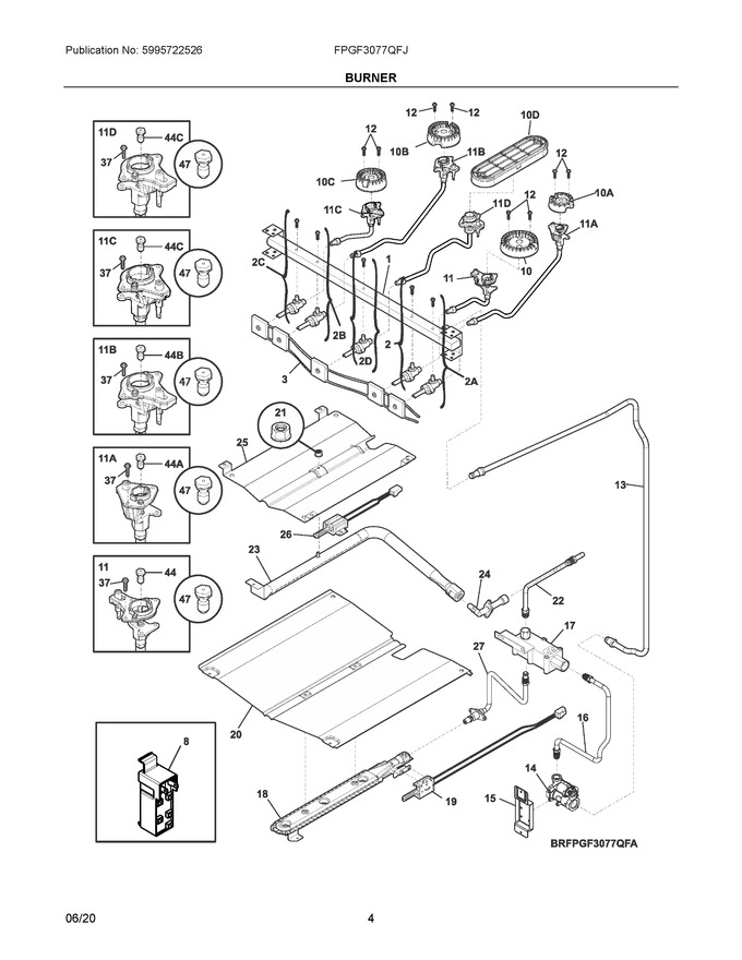 Diagram for FPGF3077QFJ