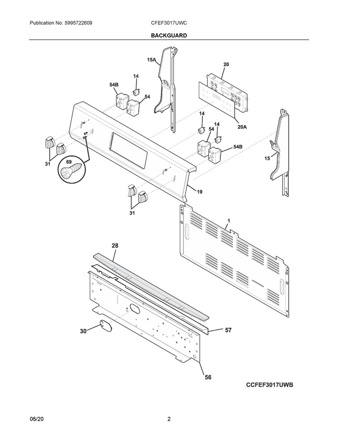 Diagram for CFEF3017UWC