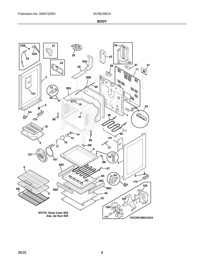 Diagram for GCRE306CAFC
