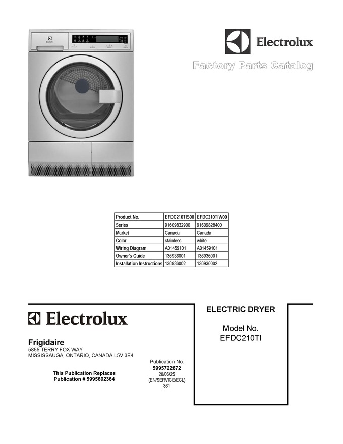 Diagram for EFDC210TIW00