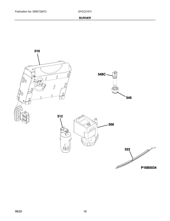 Diagram for EFDC210TIS00
