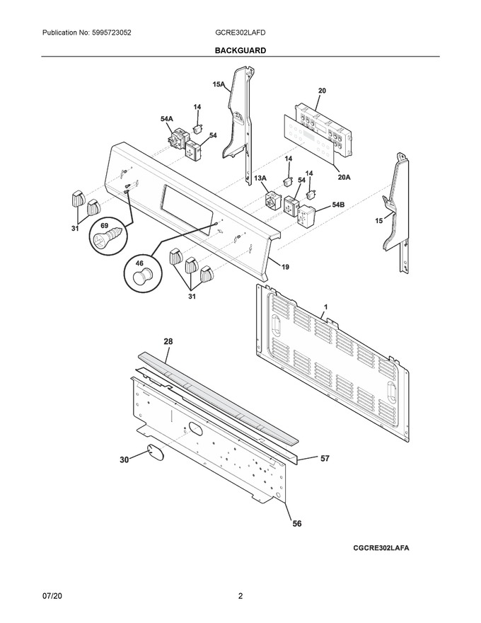 Diagram for GCRE302LAFD