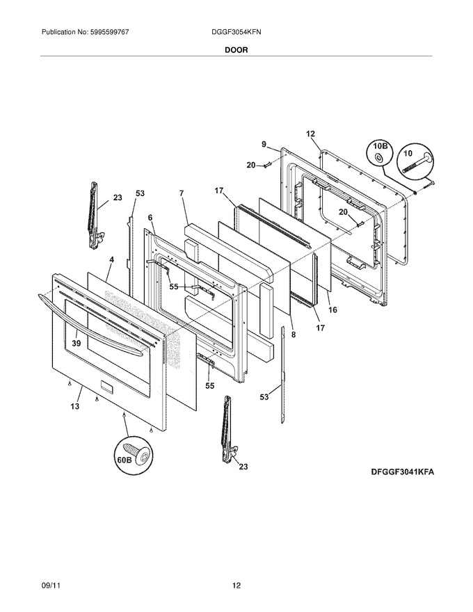 Diagram for DGGF3054KFN