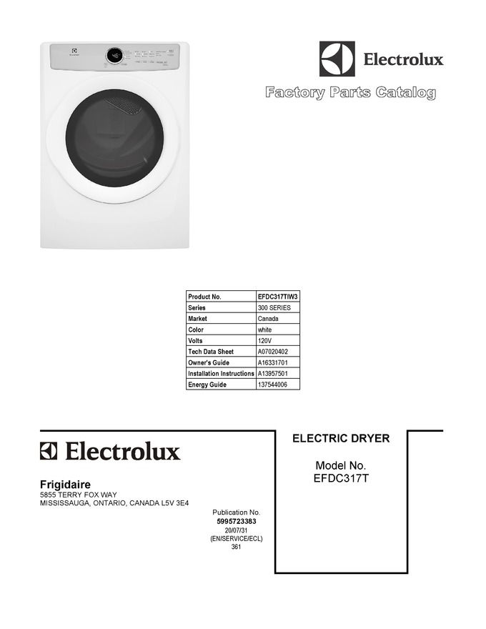 Diagram for EFDC317TIW3